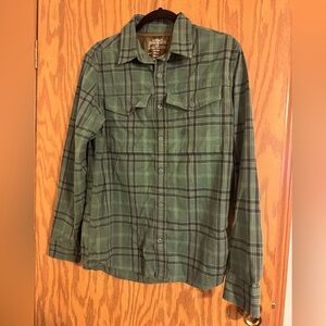 Men's REI Cooperative Green Plaid Flannel Shirt. Size Small. For Your outdoor.